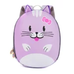 boppi Tiny Trekker Kids Backpack Nursery Travel Holiday Toddler Children Bag 4 Litre Preschool Rucksack (Purple Cat)