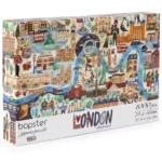 bopster London City Illustrated Jigsaw Puzzle 1000pcs