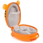 Boppi Tiny Trekker Kids Luggage Travel Suitcase Carry On Cabin Bag Holiday Pull Along Trolley Lightweight Wheeled Holdall 17 Litre Hand Case - Tiger