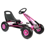 bopster - Pedal Go Kart with Inflatable Tyres 5-8 Years - Pink