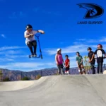Land Surfer Kids Stunt Scooter | Scooter for Kids 8-12+ Teenagers | Boys/Girls Two Wheel 360 Pro Stunts | Blue Camo