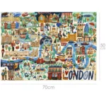 bopster London City Illustrated Jigsaw Puzzle 1000pcs
