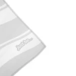 just be... Microfibre Wave Beach Travel Towel - Grey Large 160 x 80cm