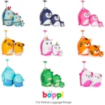 boppi Tiny Trekker Kids Backpack Nursery Travel Holiday Toddler Children Bag 4 Litre Preschool Rucksack - Pink Penguin