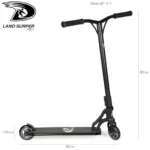 Land Surfer PRO Stunt Scooter - Black