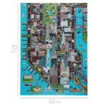 bopster 8-bit New York Pixel Jigsaw Puzzle 1000 Pieces for Kids Teens and Adults 70 x 50cm Level 3