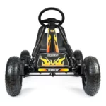 bopster - Pedal Go Kart with Inflatable Tyres 5-8 Years - Flame