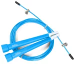 just be...… Skipping and Speed Adult Jump Rope for Fitness and Fat Burning Home Gym Park Workouts HIIT Sessions Boxing and Weight Loss Non-Slip Handle and a 275cm Adjustable Length Rope - Blue