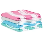 just be... Microfibre Wave Beach Travel Towel - Green XX Large 200 x 90cm