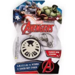 MARVEL AVENGERS S.H.I.E.L.D Vs HYDRA Superhero Keychain Keyring With Claw Clip