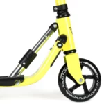 bopster 2 Wheeled Scooter Folding V2 In Line Racing Kick Sport Ride-On Neon Yellow