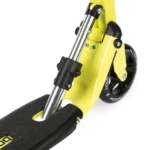 bopster 2 Wheeled Scooter Folding V2 In Line Racing Kick Sport Ride-On Neon Yellow