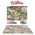 bopster Christmas Illustrated Jigsaw Puzzle 1000 pcs