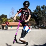 bopster Stunt Scooter Deck 360 Swivel Spin | Lightweight Freestyle Sport Scooters with 50cm Wide Bar | Ideal for Kids, Boys, & Girls Ages 8+ | Purple