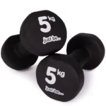 ust be...® Dumbbells Set - Black - 5kg (pack of 2)