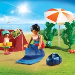 Playmobil 70087 Family Fun Toy Large Campsite with Working Shower