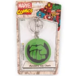 MARVEL Comics HULK Superhero Keychain Keyring With Claw Clip
