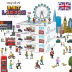 bopster 8-bit London Pixel Jigsaw Puzzle 180 Pieces for Kids Teens and Adults 57 x 42cm Level 1