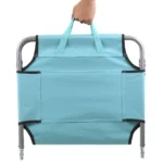just be...…® Beach & Garden Folding Sun Chair Lounger – Light Blue