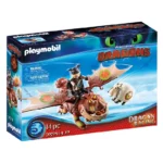 Playmobil Dragon Racing Fishlegs and Meatlug 70729