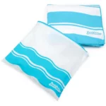 just be... Microfibre Wave Beach Travel Towel - Blue XX Large 200 x 90cm