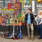 bopster® Sport Pro Adult Kick Scooter | Big Two Wheels Commuter City Scooter | 1 Click Rapid Folding Push Scooter 4.4kg Light Frame