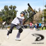 Land Surfer Kids Stunt Scooter | Scooter for Kids 8-12+ Teenagers | Boys/Girls Two Wheel 360 Pro Stunts | Flame