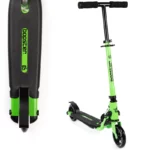 bopster 2 Wheeled Scooter Folding V2 In Line Racing Kick Sport Ride-On Green