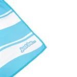 just be... Microfibre Wave Beach Travel Towel - Blue Large 160 x 80cm