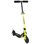 bopster 2 Wheeled Scooter Folding V2 In Line Racing Kick Sport Ride-On Neon Yellow