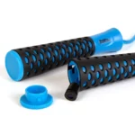just be...… Skipping and Speed Adult Jump Rope for Fitness and Fat Burning Home Gym Park Workouts HIIT Sessions Boxing and Weight Loss Non-Slip Handle and a 275cm Adjustable Length Rope - Blue