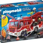 Playmobil 9463 City Action Fire Ladder Unit With Extendable Ladder