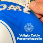 boppi Tiny Trekker Kids Cabin Suitcase - Personalised Football Shaped Kids Carry On Suitcase with Letter Stickers Set - Children's Luggage with Wheels Holdall Small Cabin Bag | Italy