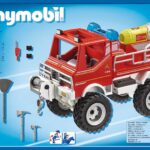 Playmobil 9466 City Action Fire Truck With Cable Winch And Foam Cannon