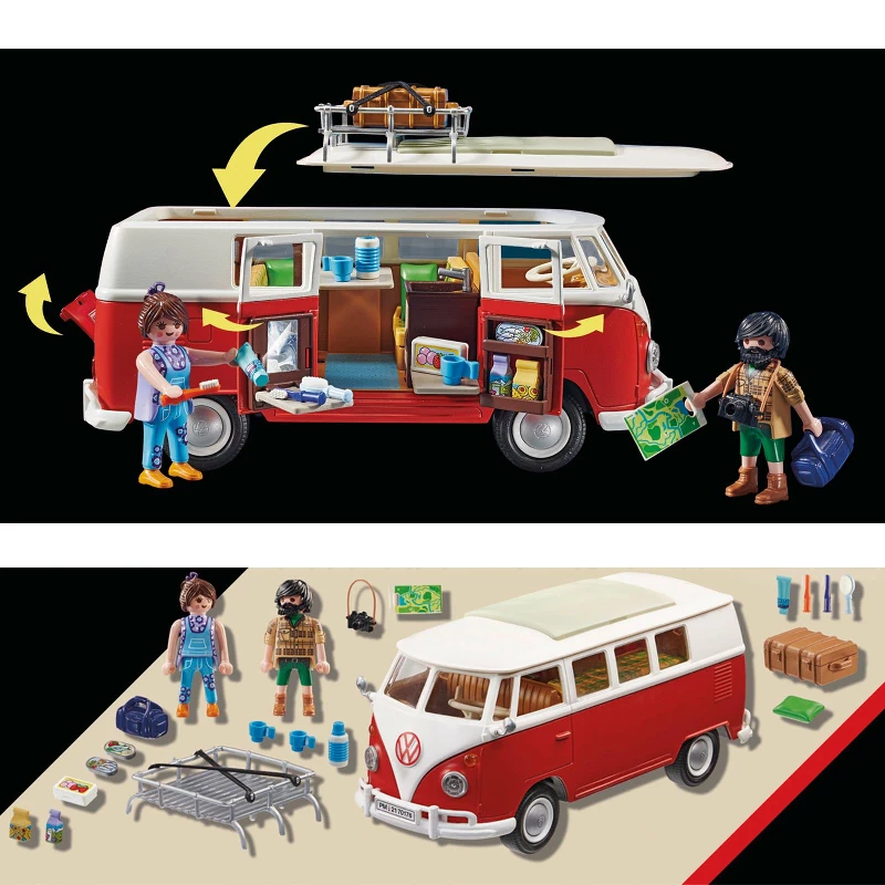 PLAYMOBIL Volkswagen - Volkswagen T1 Camping Buss - PLAYMOBIL