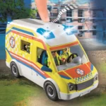 PLAYMOBIL 71202 City Life Ambulance with Lights and Sound