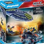 Playmobil 70781 City Action Police Parachute with Amphibious Vehicle