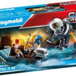 Playmobil 70782 City Action Police Jet Pack with Boat