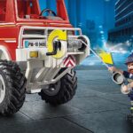 Playmobil 9466 City Action Fire Truck With Cable Winch And Foam Cannon