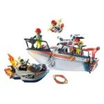 Playmobil 9503 Fire Brigade Set with Underwater Motor