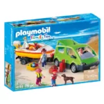 Playmobil 4144 Family Van with Boat and Trailer