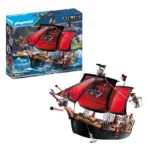 PLAYMOBIL 70411 Pirates Large Floating Pirate Ship with Cannon