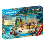 PLAYMOBIL 70962 Pirate Treasure Island with Rowboat Promo Pack