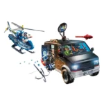 Playmobil 70575 City Action Police Helicopter Pursuit With Runaway Van