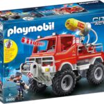 Playmobil 9466 City Action Fire Truck With Cable Winch And Foam Cannon