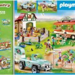 PLAYMOBIL 70511 Country Pony Farm Car with Pony Trailer