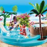 PLAYMOBIL 70611 Family Fun Aqua Park Children's Pool with Slide
