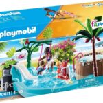 PLAYMOBIL 70611 Family Fun Aqua Park Children's Pool with Slide