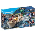 PLAYMOBIL 70413 Pirates Defence Island with Floating Boat