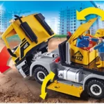 Playmobil 70444 City Action Construction Truck with Tilting Trailer